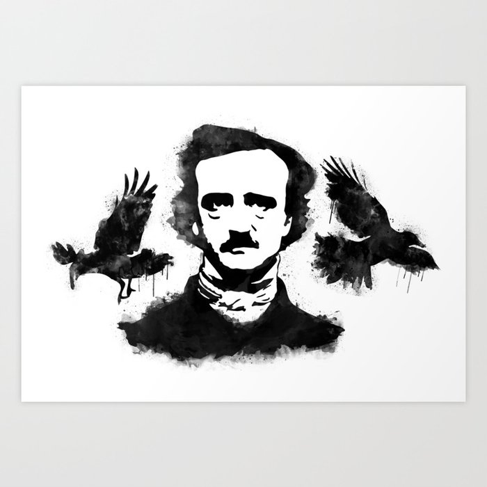Edgar Allan Poe Art Print By Mimodesign Society6