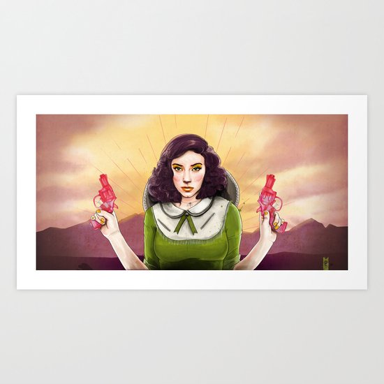 The Good, The Bad, & The Squirter Art Print