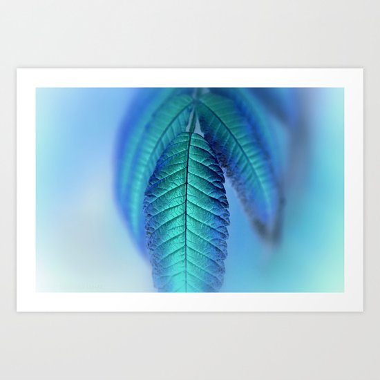 Blue Art Print