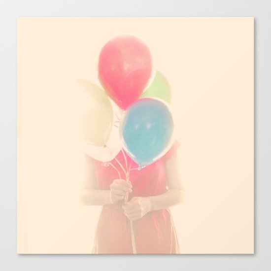 Balloon Girl Canvas Print