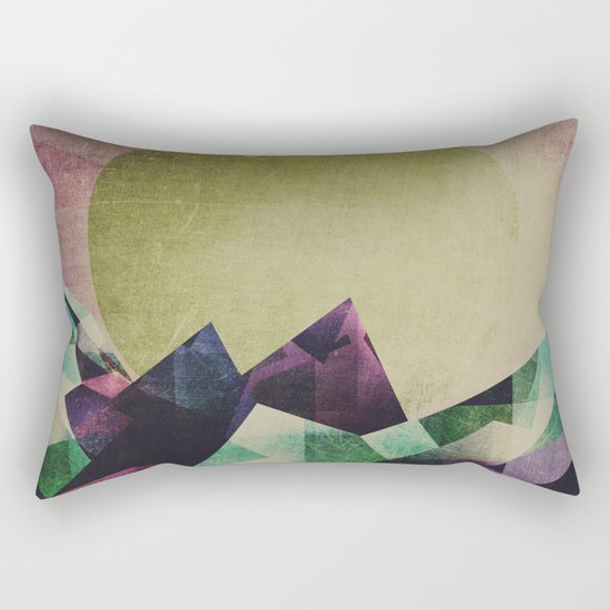 Top of the mountain Rectangular Pillow