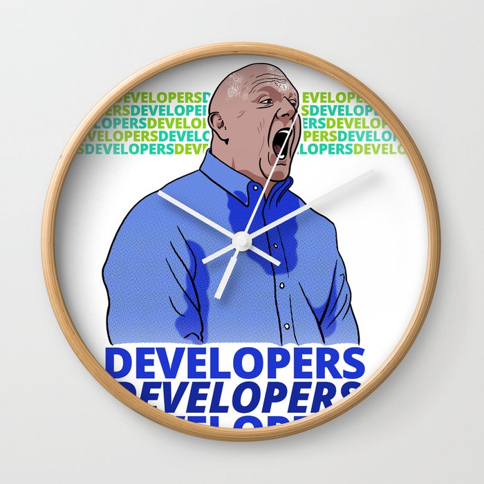 Steve Ballmer: Developers Developers! Wall Clock