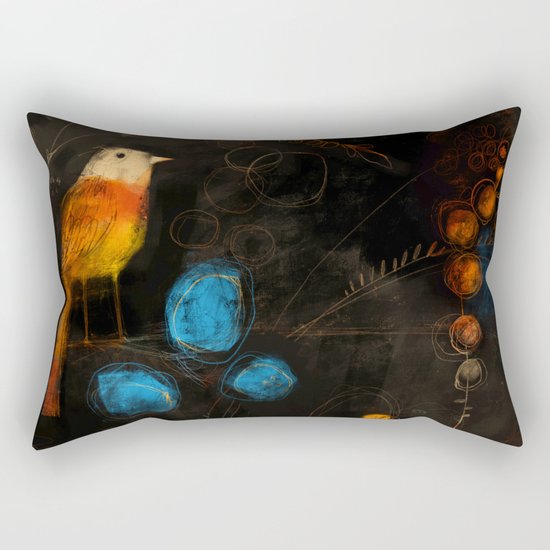 LONE BIRD Rectangular Pillow