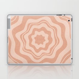 boho floral - peach Laptop Skin