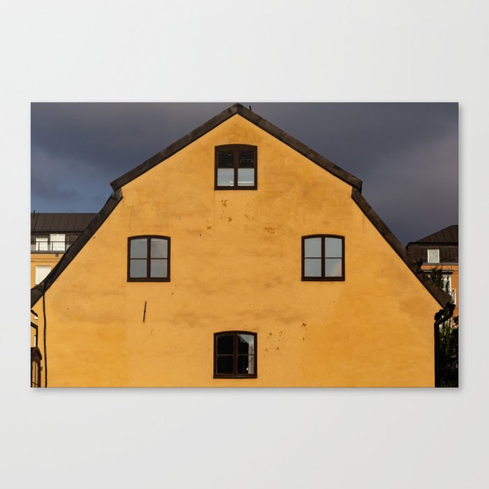 Stockholm facade Canvas Print