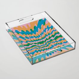 Abstraction_NEW_SPLASH_WAVE_COLORFUL_LIFE_POP_ART_0113A Acrylic Tray