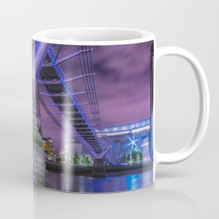 Great Britain Photography - Beautiful Bridge In London Surrounded By Lights Coffee Mug