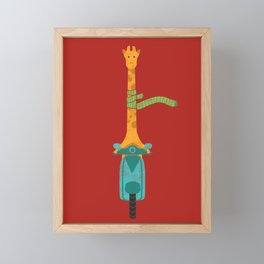 Scooter - ing around Framed Mini Art Print