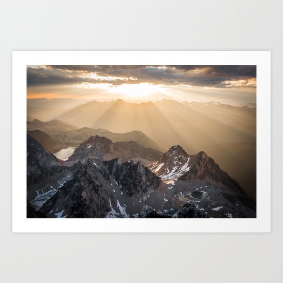 Bugaboo sunrise Art Print