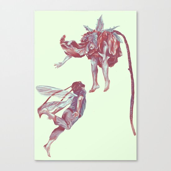 Lovers come and grow. Canvas Print