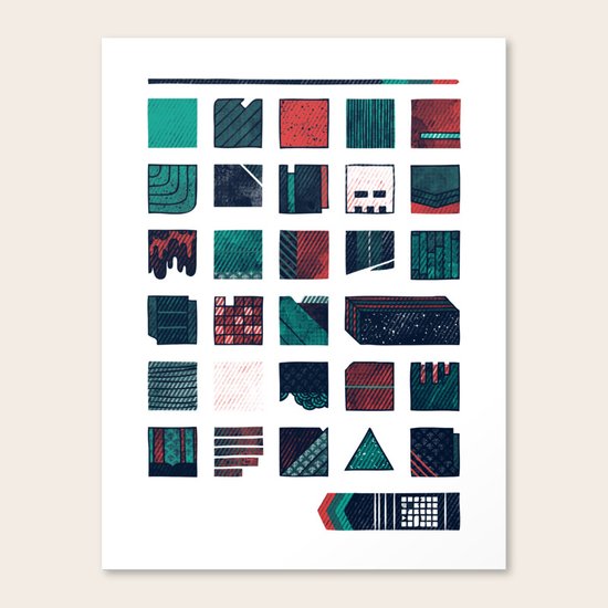 Swatches Canvas Print