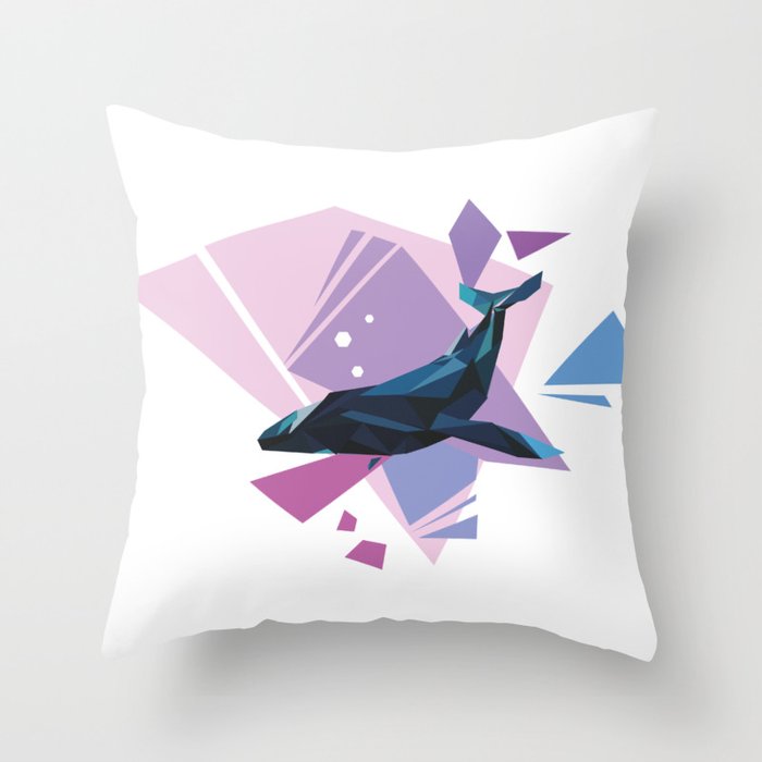 Geometry of the Void Throw Pillow