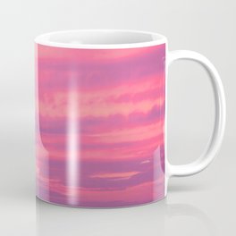 Aesthetic Pinkish Orange Hue Sunset By The Ocean Mug
