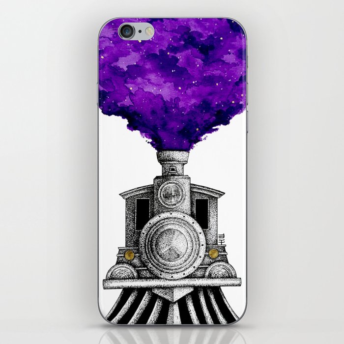 Purple Smoke iPhone Skin