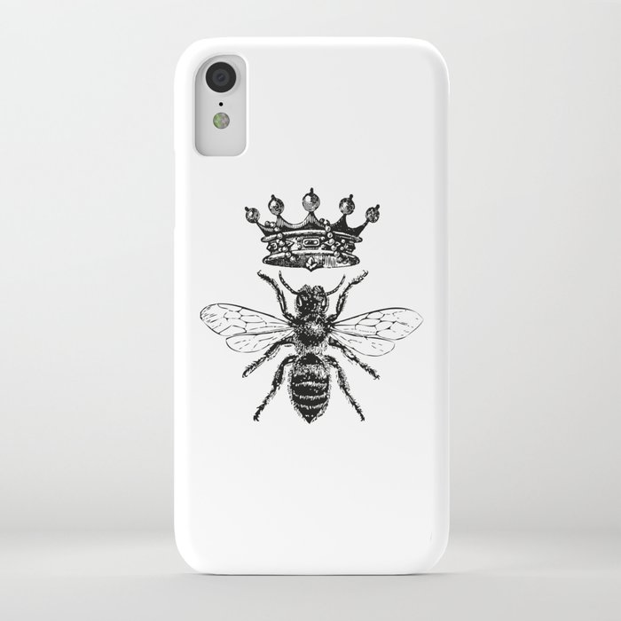 queen bee | black and white iphone case