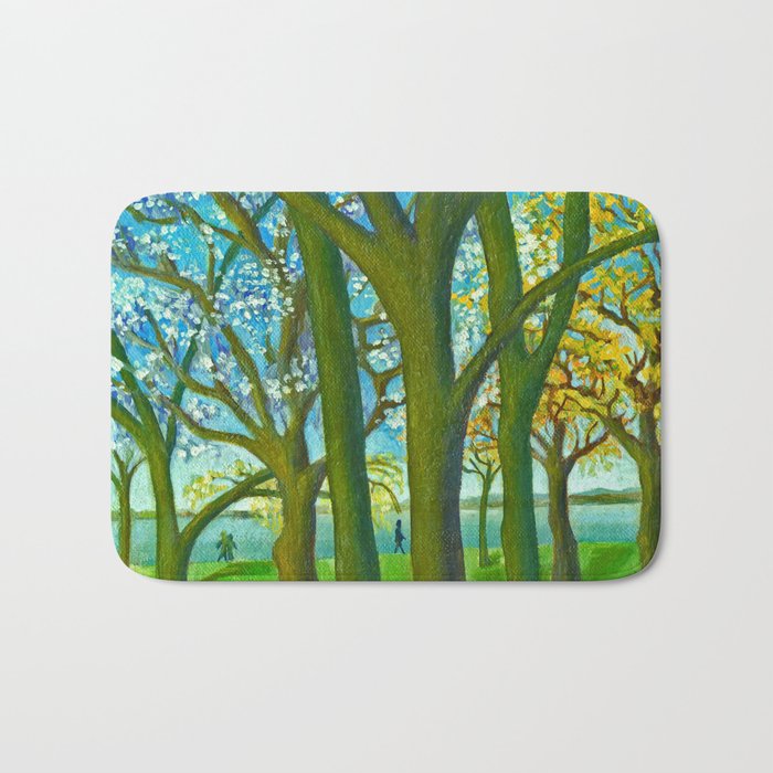 Green lake Bath Mat