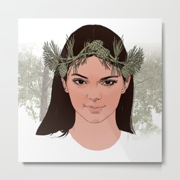 lady of the forest Metal Print