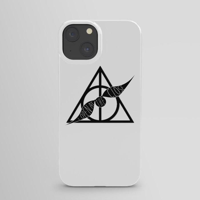 I Open At The Close Deathly Hallows Snitch iPhone Case