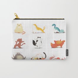 Cats and Yoga Carry-All Pouch