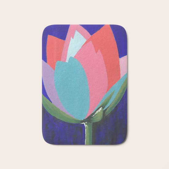 Flashy Flower Bath Mat
