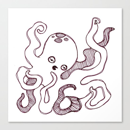 Octopus Canvas Print