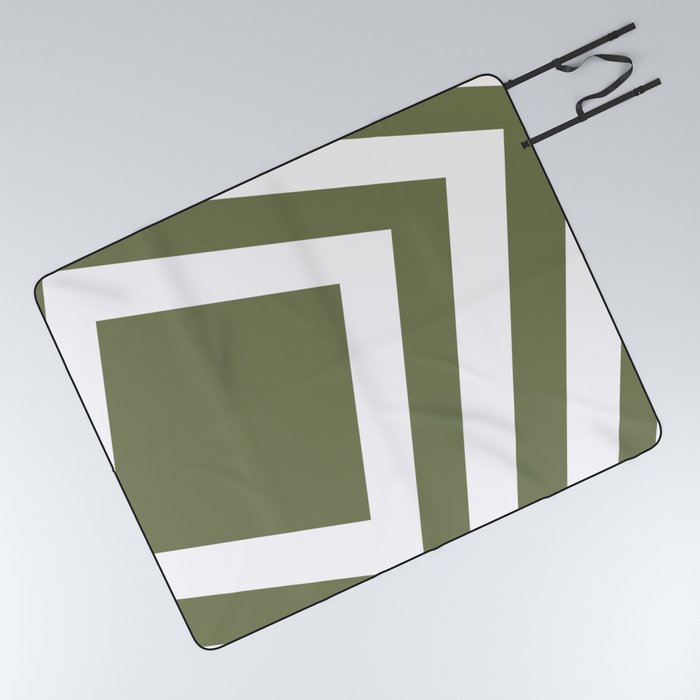 Army squares background Picnic Blanket