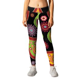 Colorful Paisleys Galore Leggings | Digital, Colorfulpaisleys, Indian, Painting, Bohemian, Acrylic, Watercolor, Indiankalamkari, Stylized, Colorful 