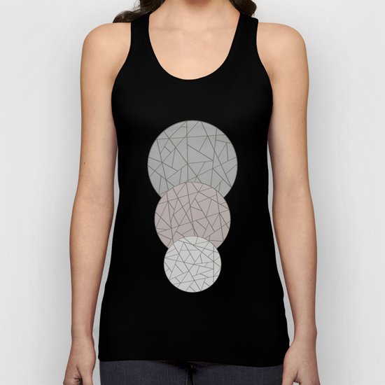 TRIAD (abstract circles) Unisex Tank Top