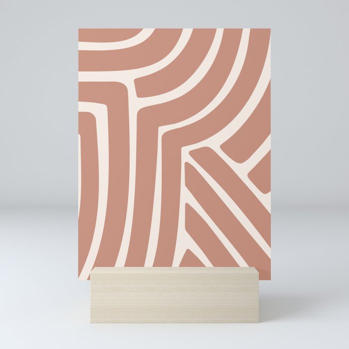 Abstract Stripes LVI Mini Art Print