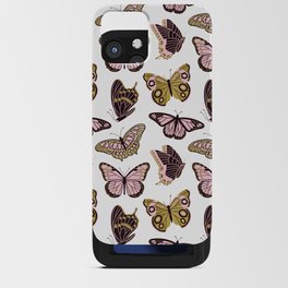 Texas Butterflies – Blush and Gold Pattern iPhone Card Case