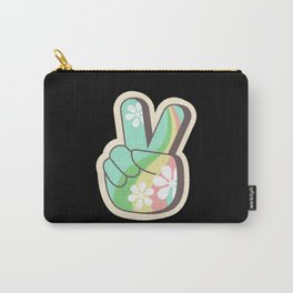 Peace Sign Peace Lover Design Motif Carry-All Pouch
