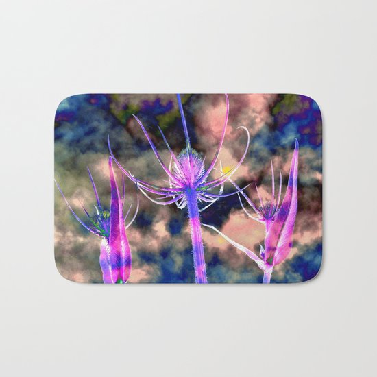 Floral Cloud Drama Bath Mat