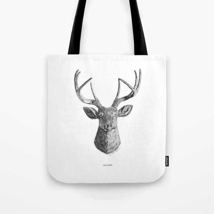 Hello Deer Tote Bag