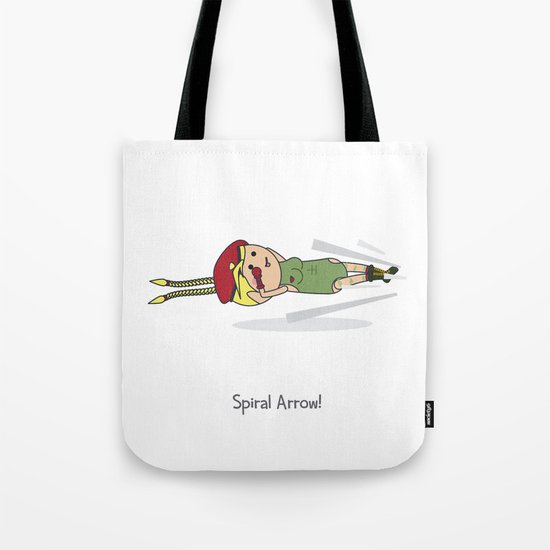 Spiral Arrow Tote Bag