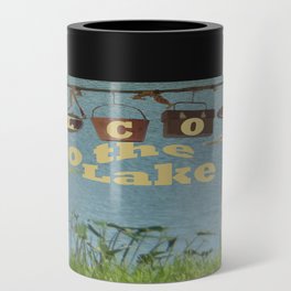 Welcome to the Lake Heron Can Cooler