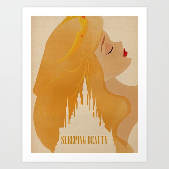 Sleeping Beauty Art Print