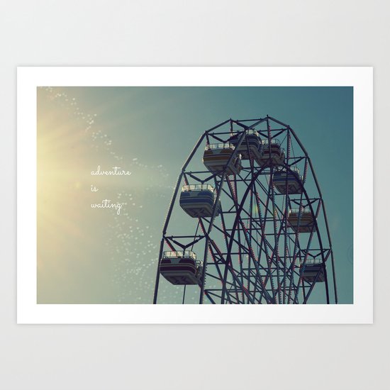 Adventure is Waiting Art Print