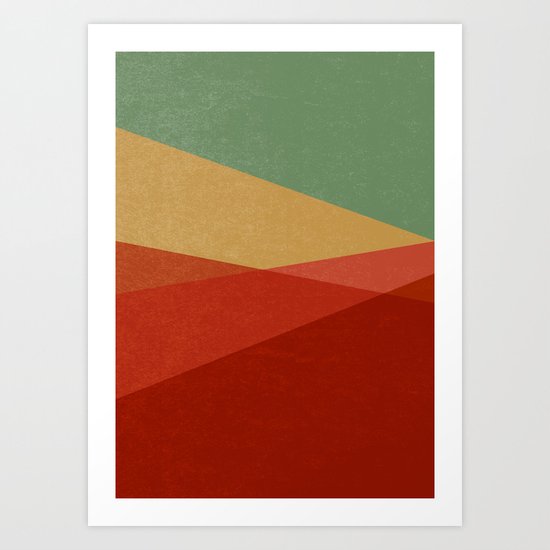 Stripe IX Modern Century Art Print