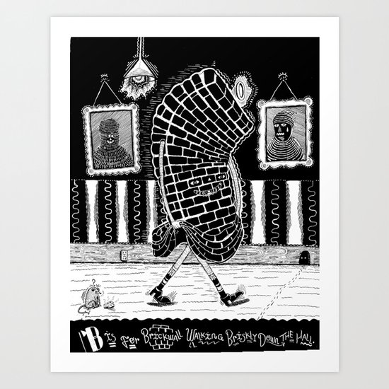 B is for... Art Print