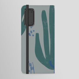 Secret Garden 8 - Modern, Minimal, Abstract Floral Art Android Wallet Case