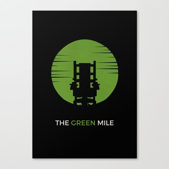 The Green Mile Minimalist Canvas Print