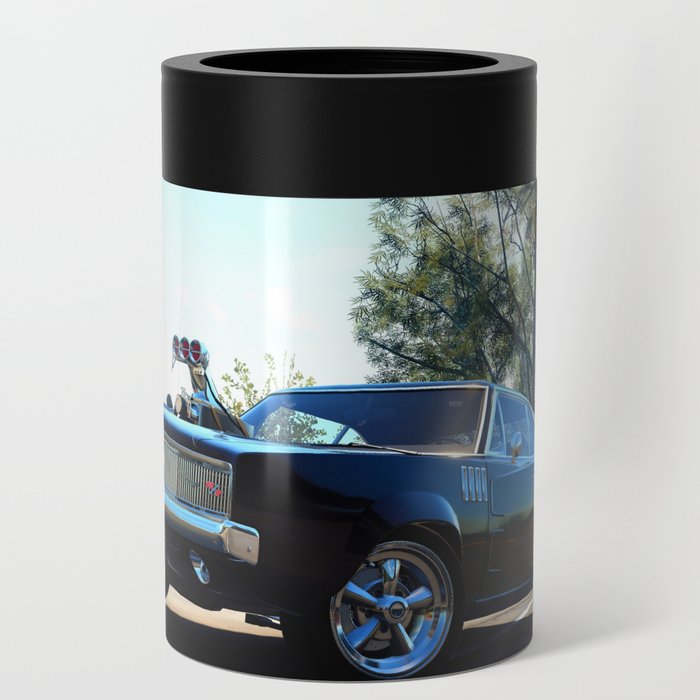 Blown RT Charger black muscle car automobile transportation color photograph / photography poster posters Can Cooler