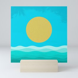  The forest, the sand, the water Mini Art Print