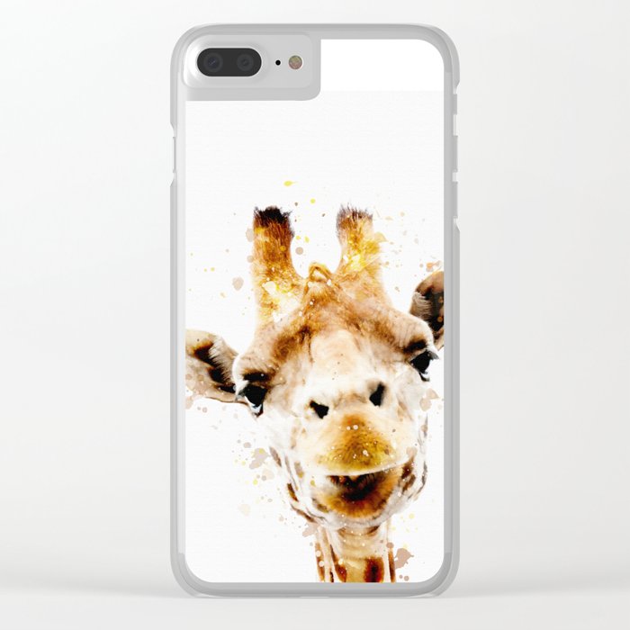 Giraffe Watercolor Art Print Safari Animals Nursery Decoration