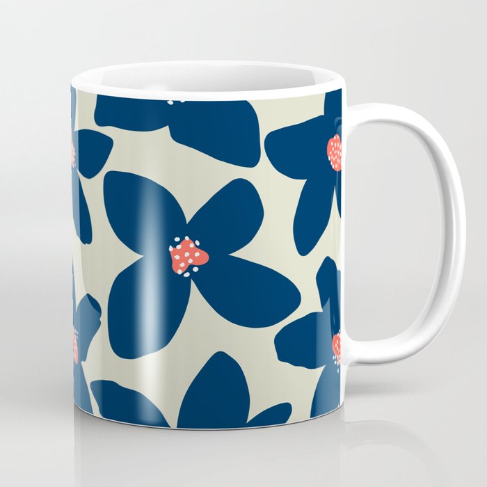 Blue flowers Coffee Mug