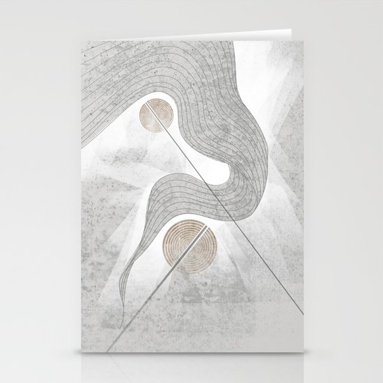 The waterfall of Subconsciousness Stationery Cards