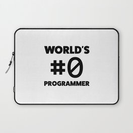 World's #0 programmer Laptop Sleeve