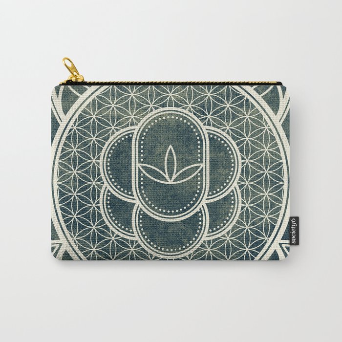 Ultra Sacred Geometry Dark Carry-All Pouch