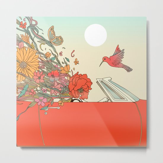 Passing Existence Metal Print