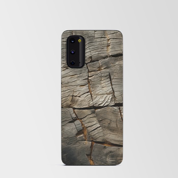 Weathered Tree Rings Android Card Case